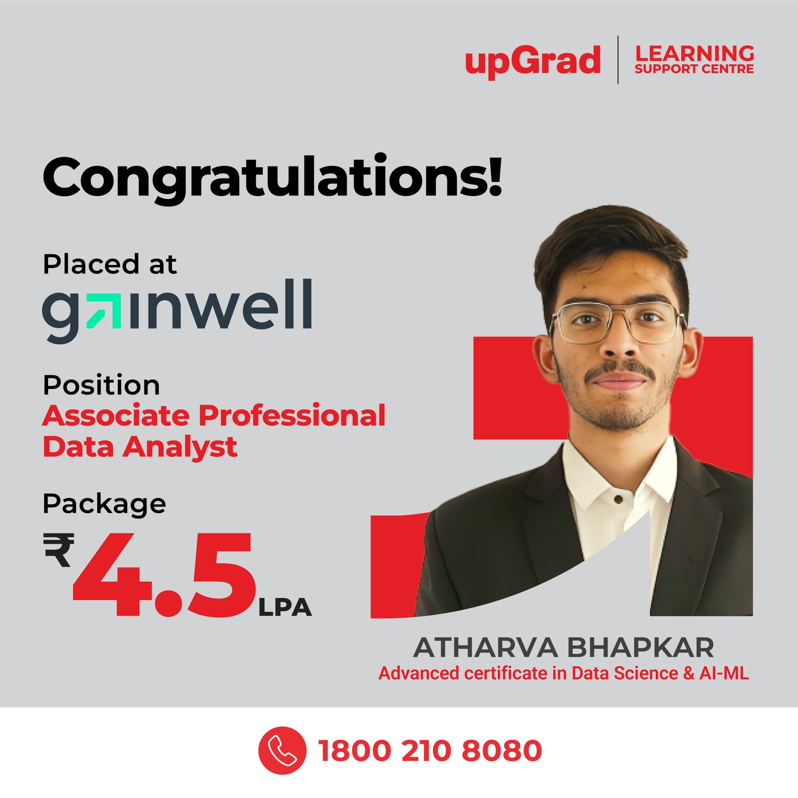ATHARVA BHAPKAR placed at GAINWELL.